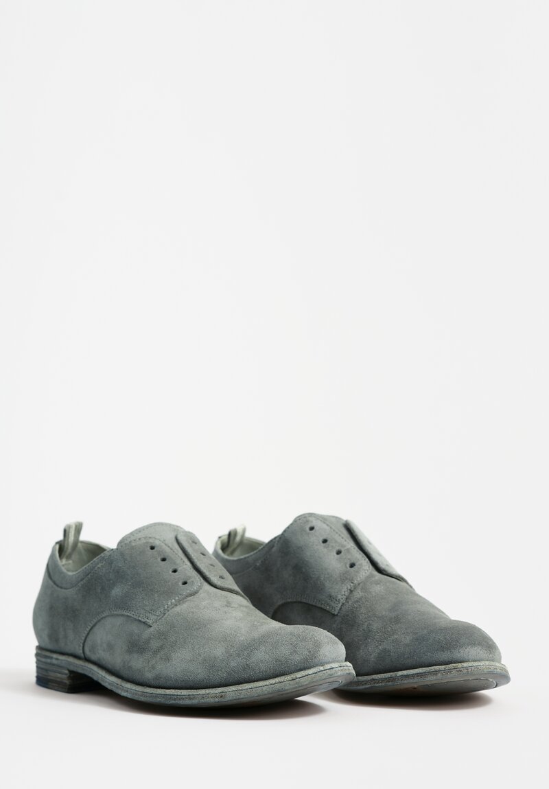 Officine Creative Lexikon Oliver Oxford Shoes in Smoke Green	