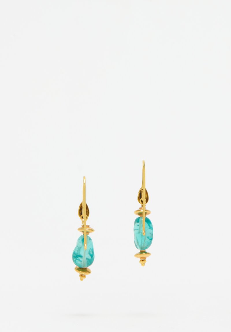 Greig Porter 18K, Apatite Drop Earring	