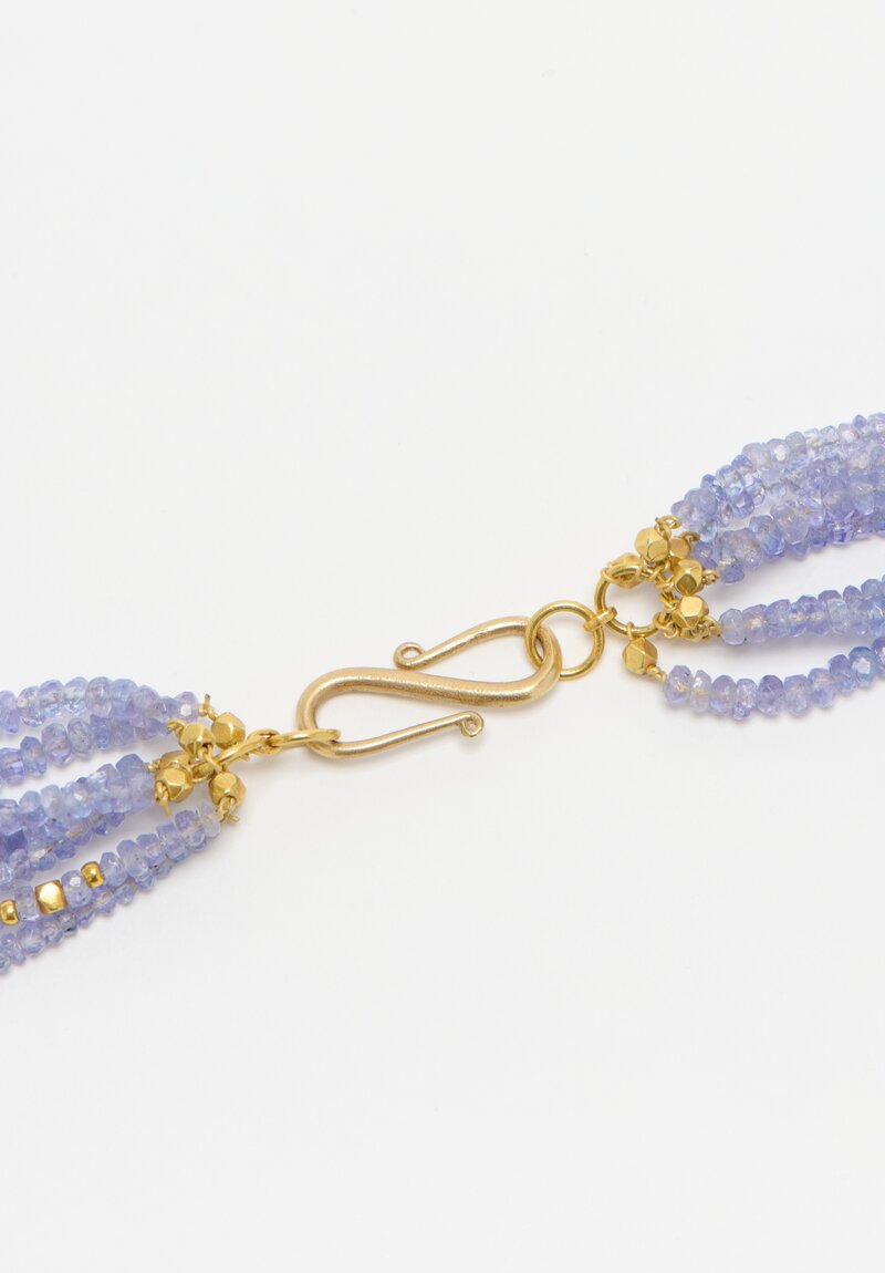 Greig Porter 18K, Tanzanite 7-Strand Necklace	