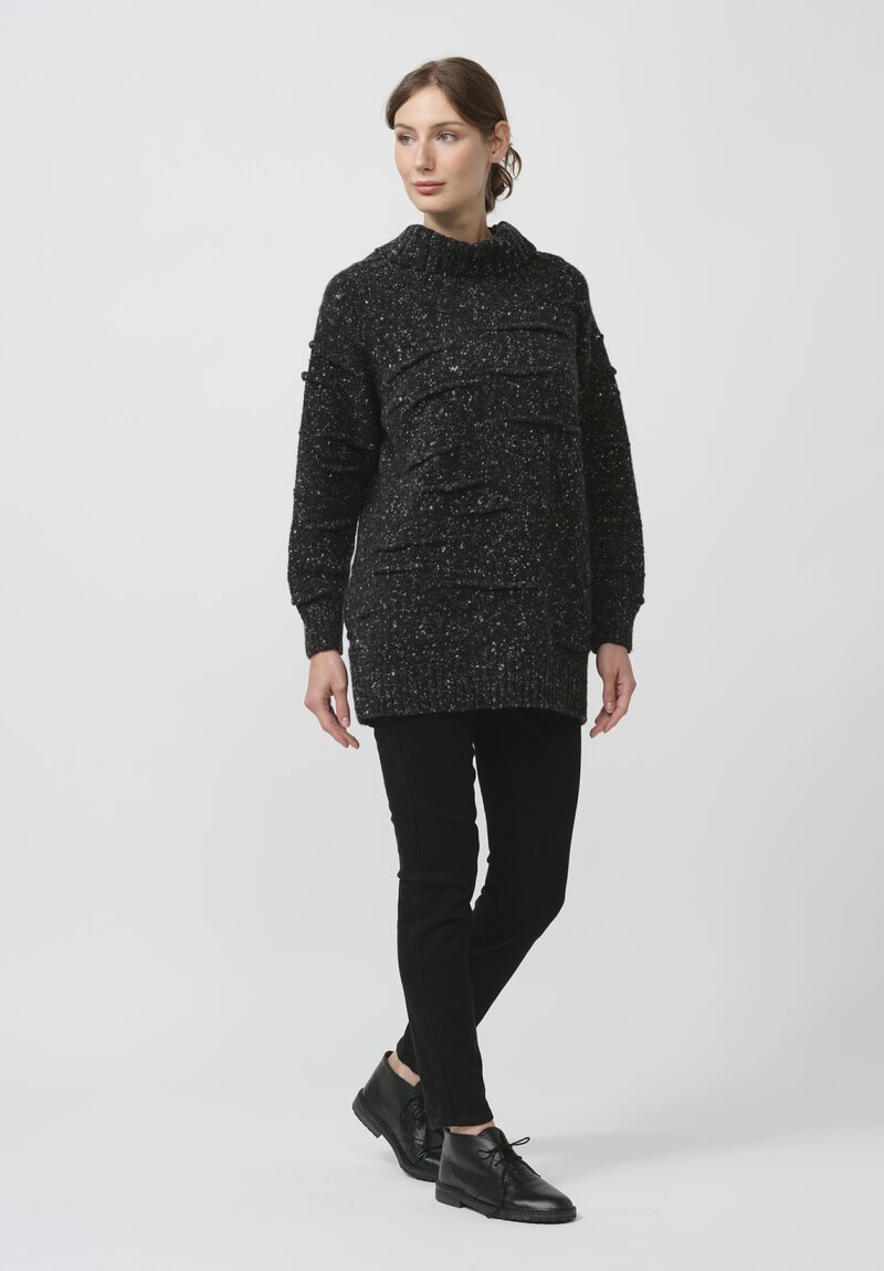 Begg x Co Cashmere Mihara Turtleneck in Anthracite Grey	