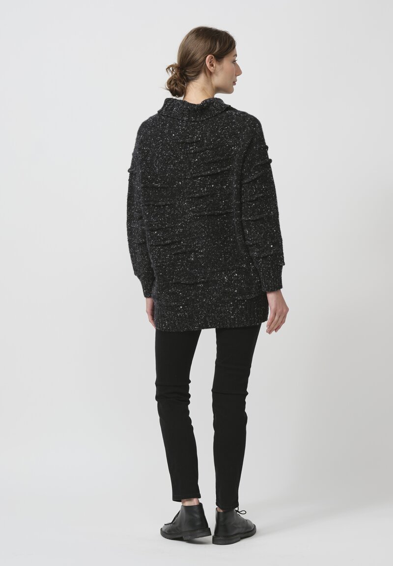 Begg x Co Cashmere Mihara Turtleneck in Anthracite Grey	