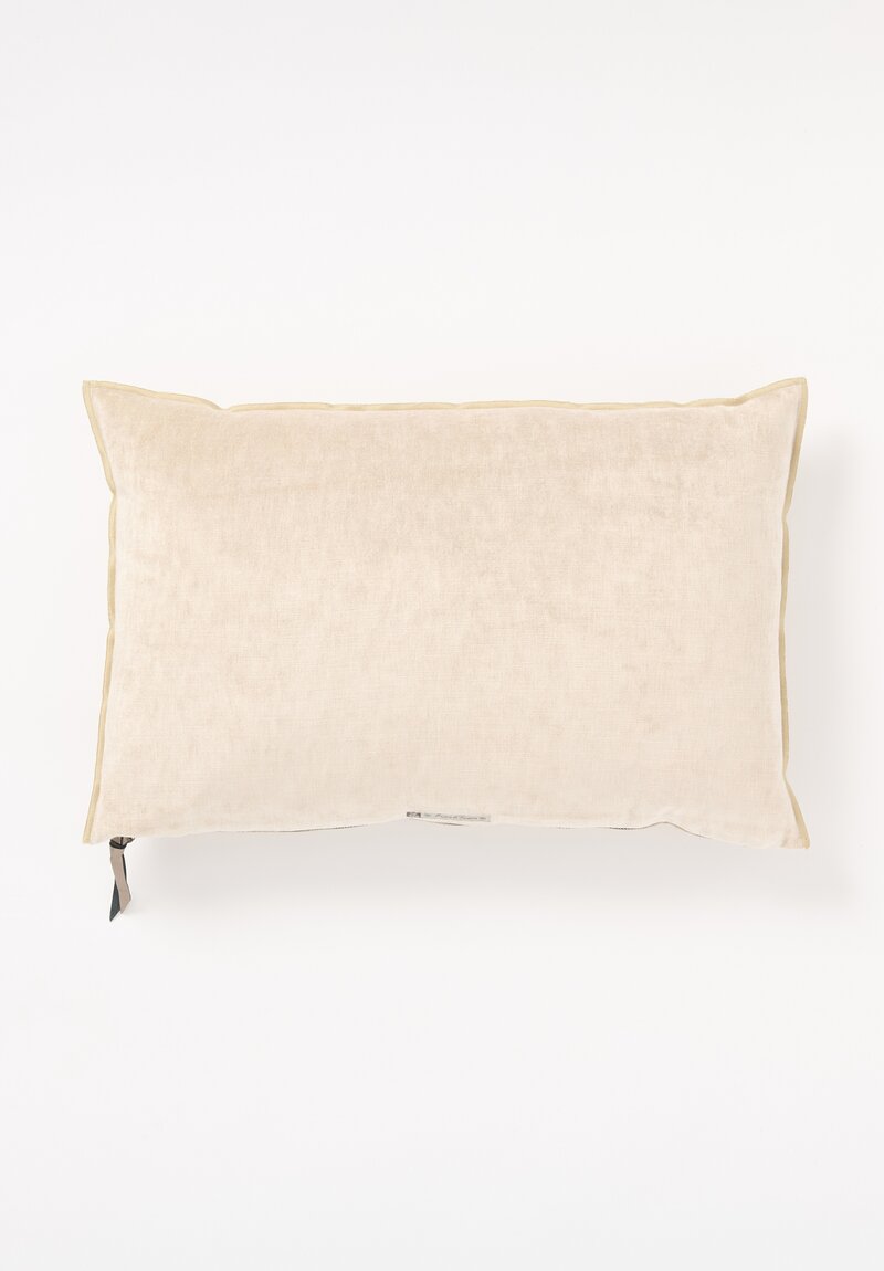 Maison de Vacances Royal Velvet Pillow in Nude	