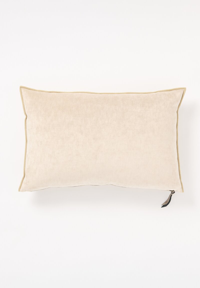 Maison de Vacances Royal Velvet Pillow in Nude	