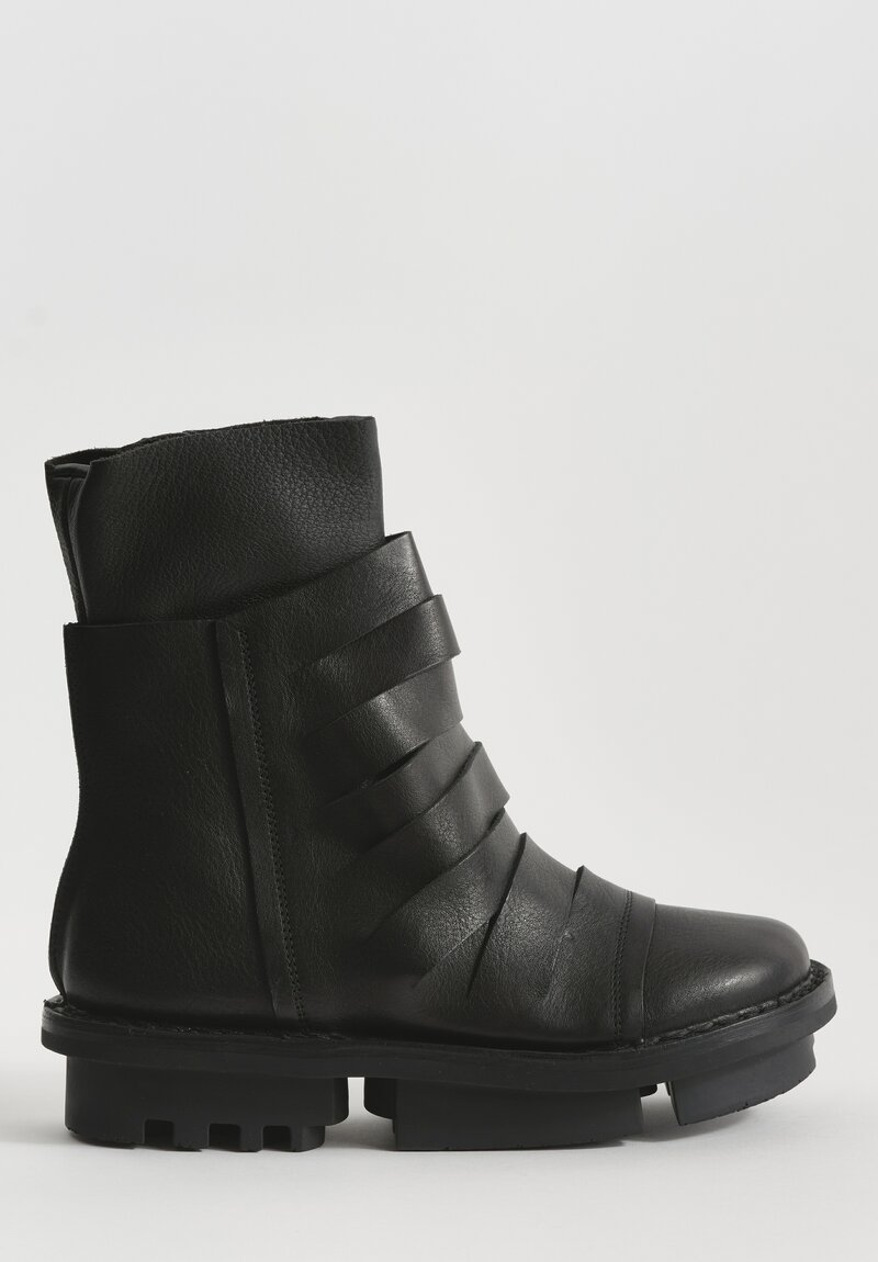 Trippen Cut-Hi Bootie in Black	