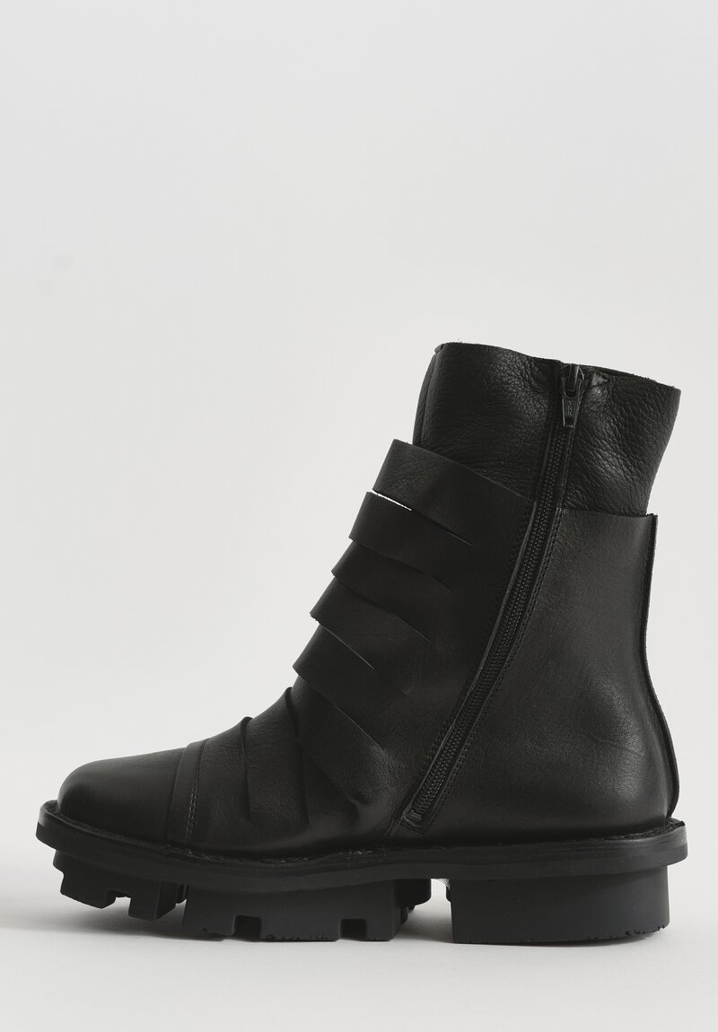 Trippen Cut-Hi Bootie in Black	