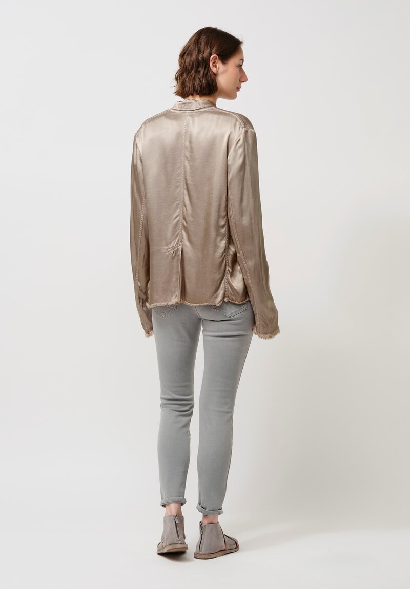 Jaga Satin Roma Jacket in Shiitake