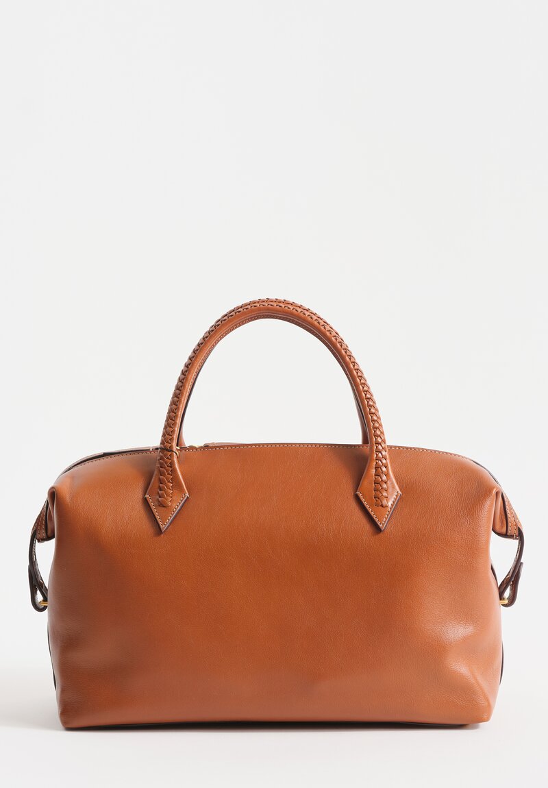 Metier Buffalo Perriand City Satchel in Cognac	