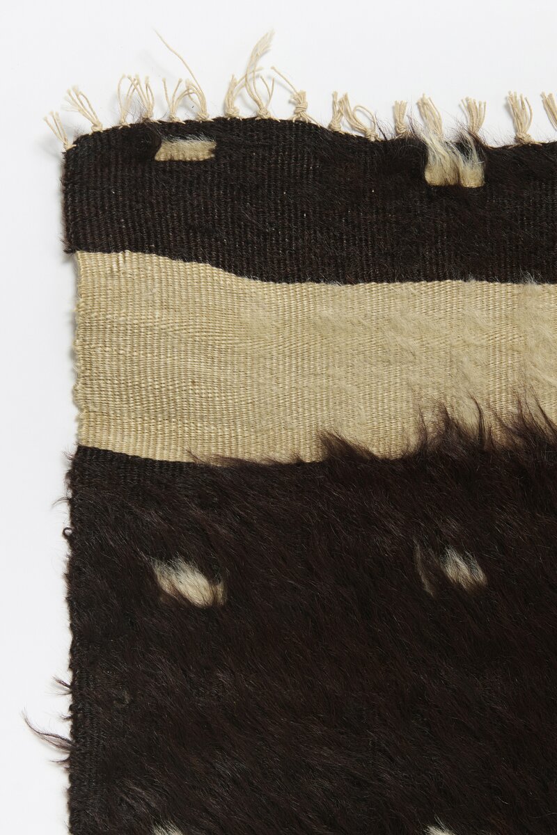 Vintage Mid 20th Century Anatolian Mohair Kilim	