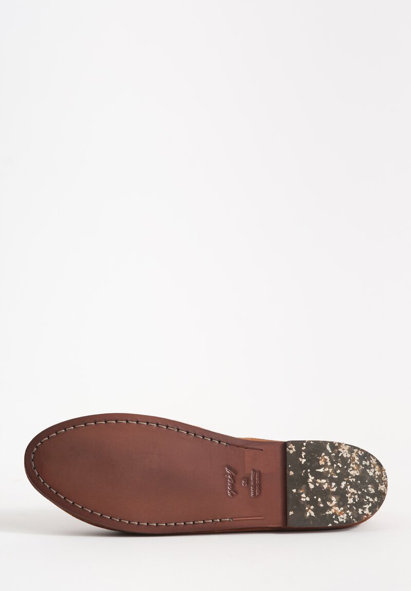 Marsèll Suede Coltellaccio Ballerina Flat in Basalt Brown	