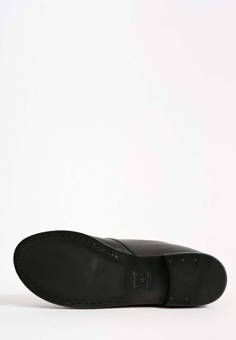 Marsèll Leather Listello Slip-On in Black	