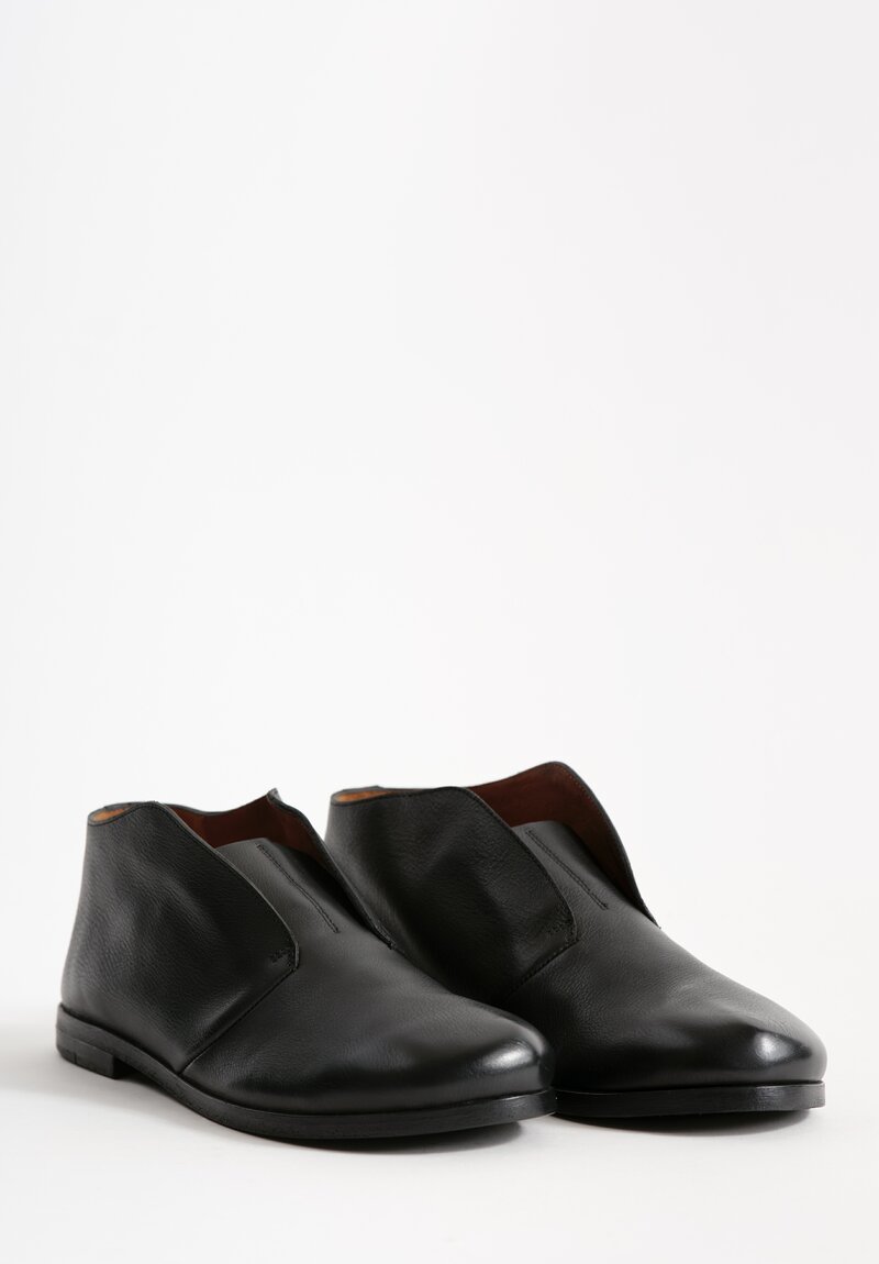 Marsèll Leather Listello Slip-On in Black	