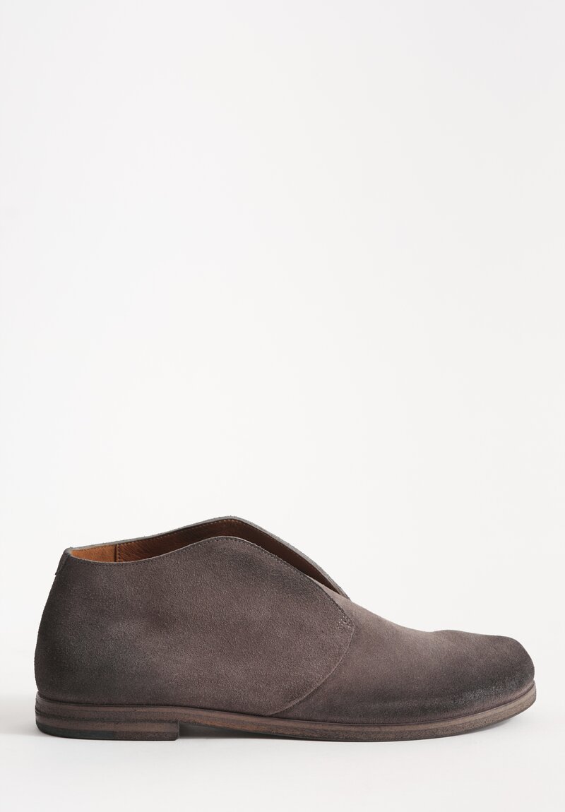 Marsèll Suede Listello Slip-On Shoe in Mortar Grey	