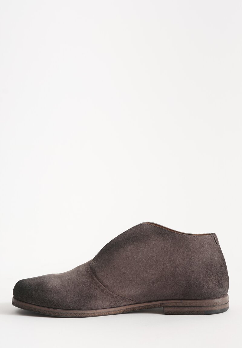 Marsèll Suede Listello Slip-On Shoe in Mortar Grey	