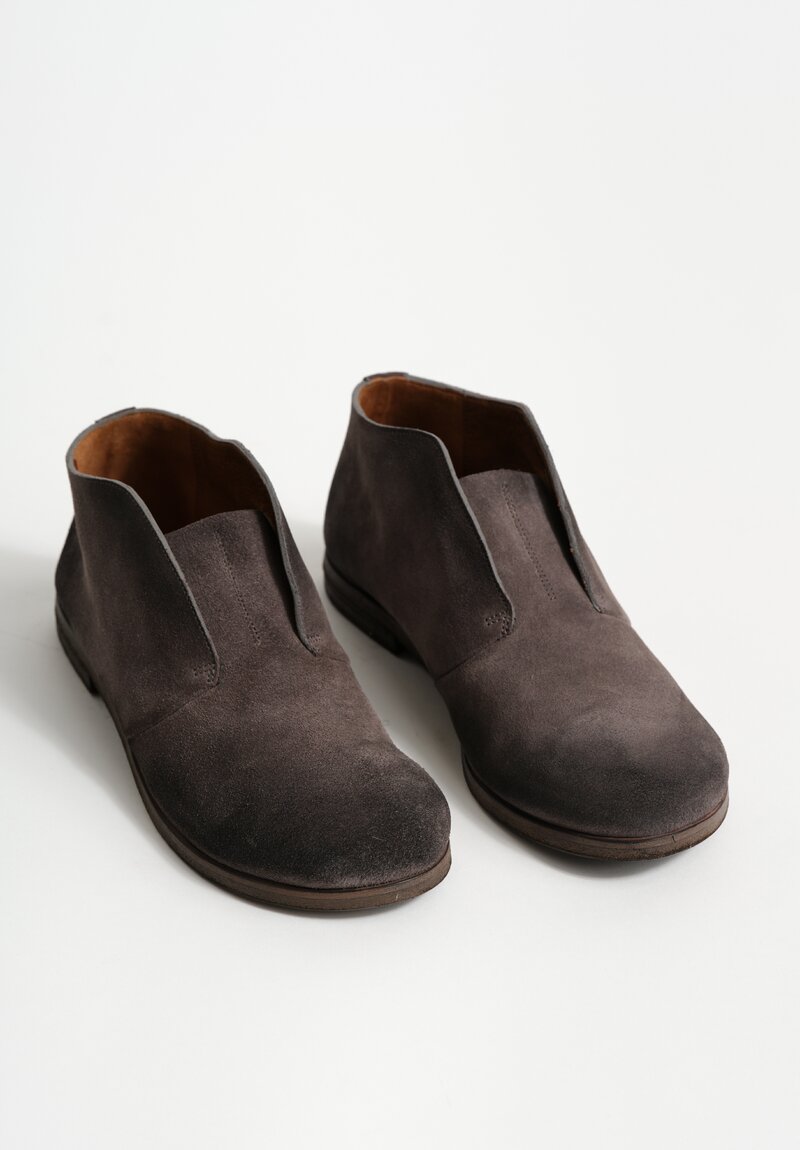 Marsèll Suede Listello Slip-On Shoe in Mortar Grey	