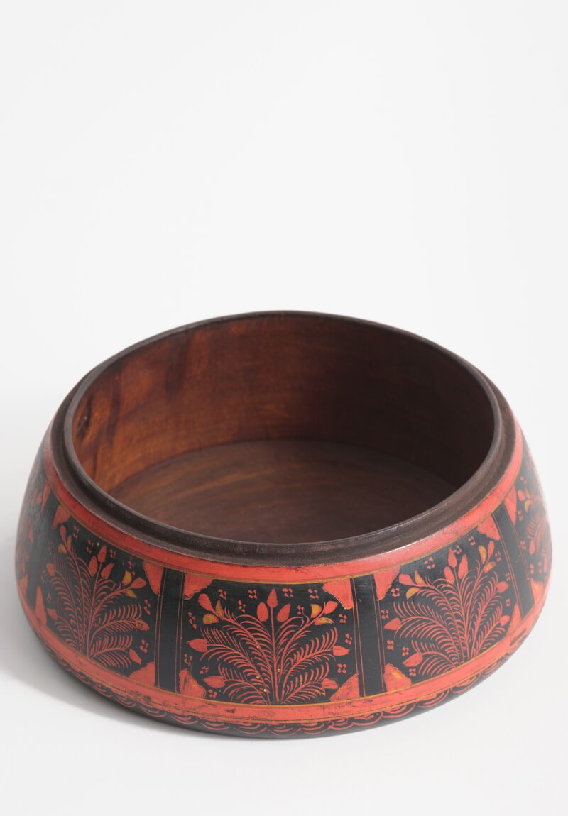 Shobhan Porter Vintage Antique Afghani Spice Bowl 9 x 9 in	