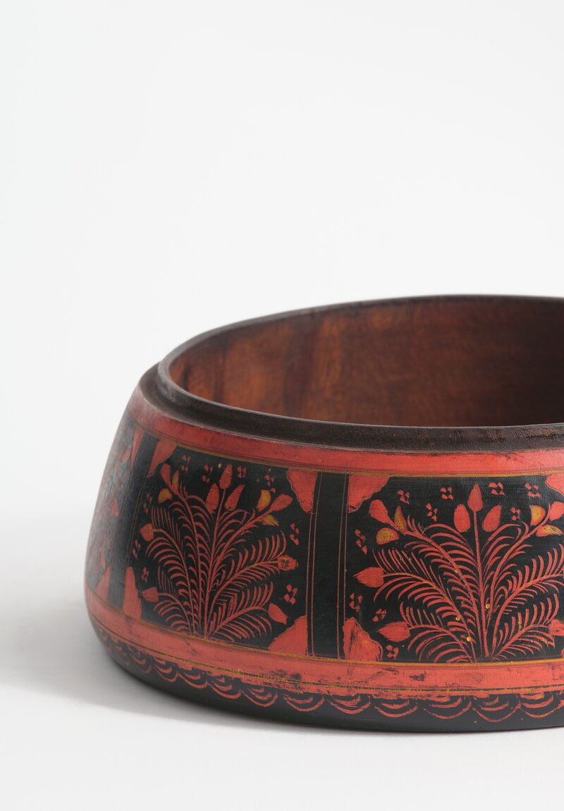 Shobhan Porter Vintage Antique Afghani Spice Bowl 9 x 9 in	