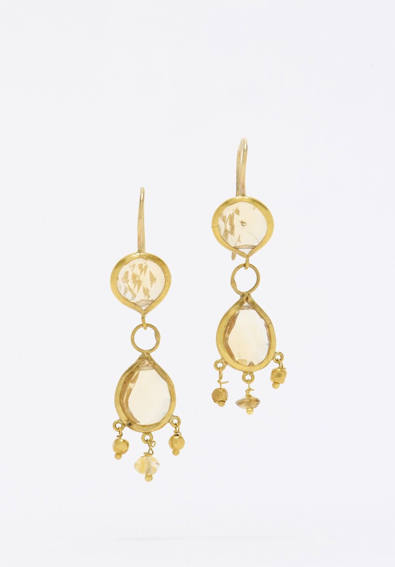 Addelline CITRINE 18 KT Earrings	