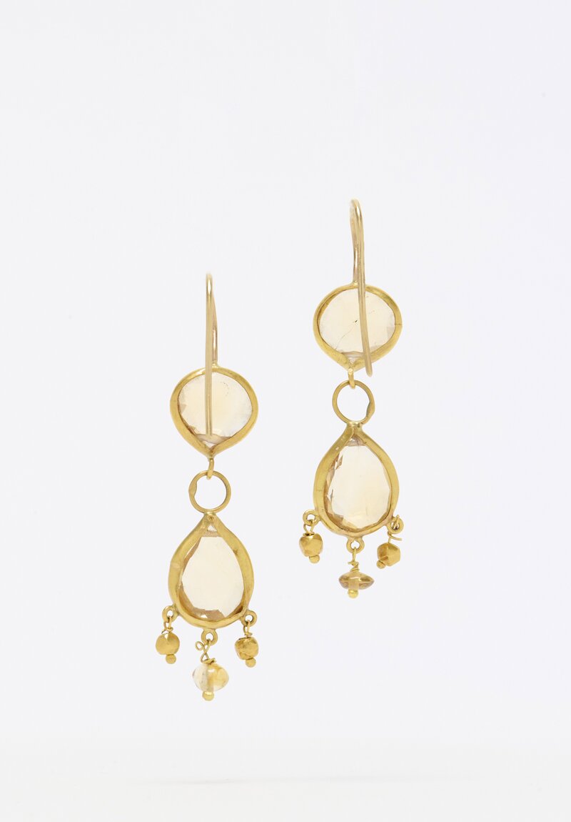 Addelline CITRINE 18 KT Earrings	