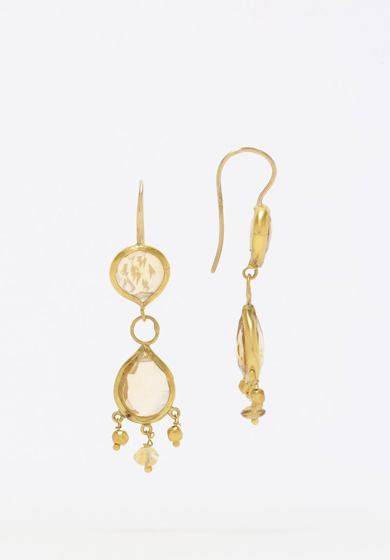 Addelline CITRINE 18 KT Earrings	