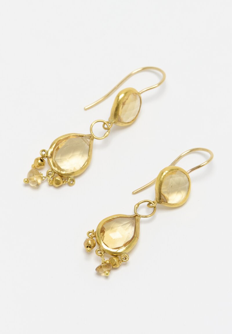 Addelline CITRINE 18 KT Earrings	