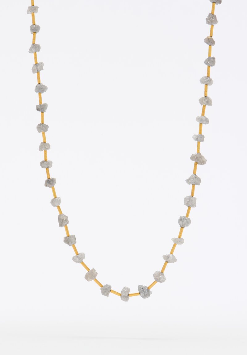 Greig Porter 18K, Raw Diamonds Necklace	