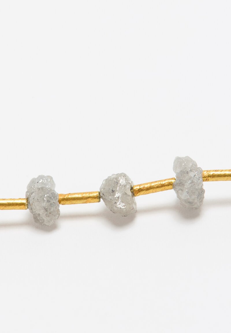 Greig Porter 18K, Raw Diamonds Necklace	