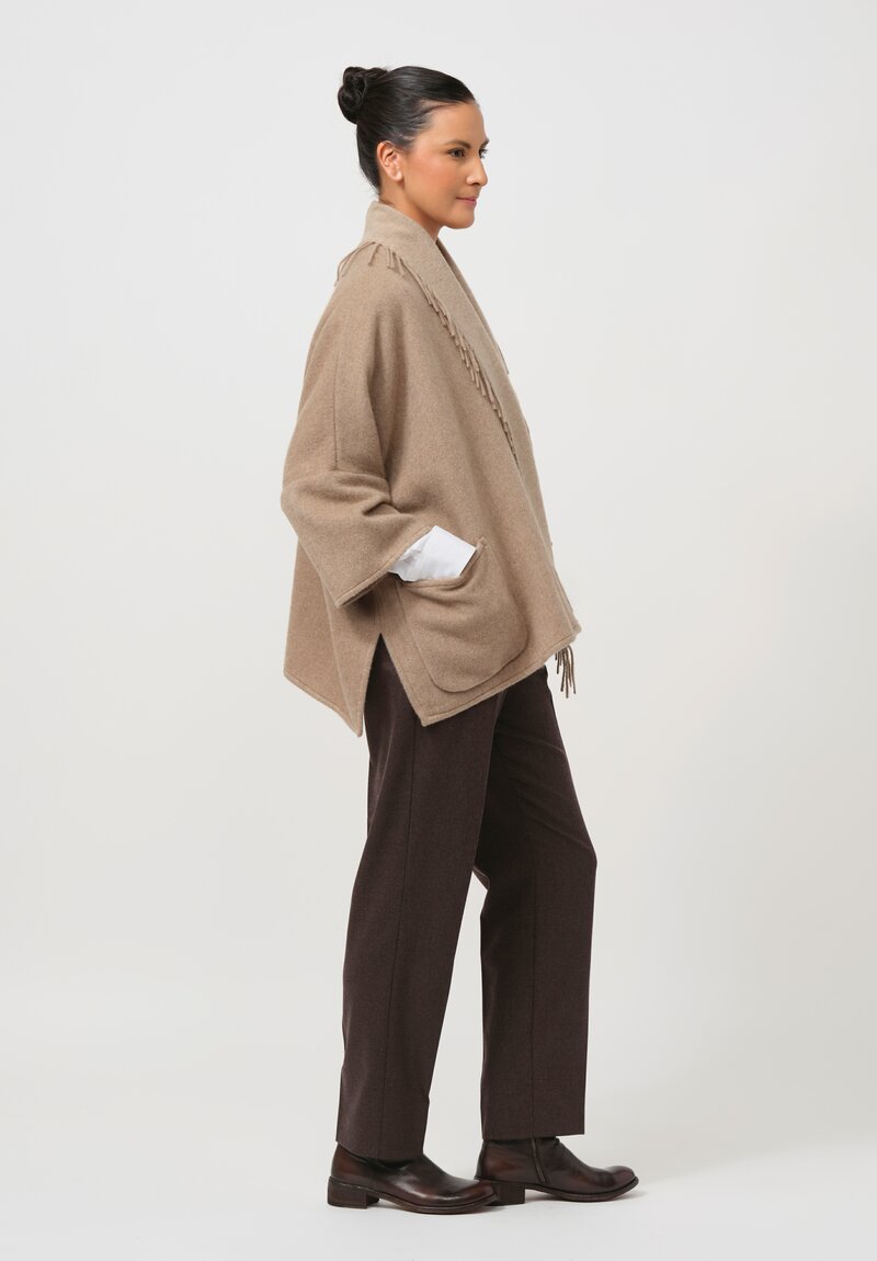 Alonpi Cashmere Lago Jacket in Silver Brown	