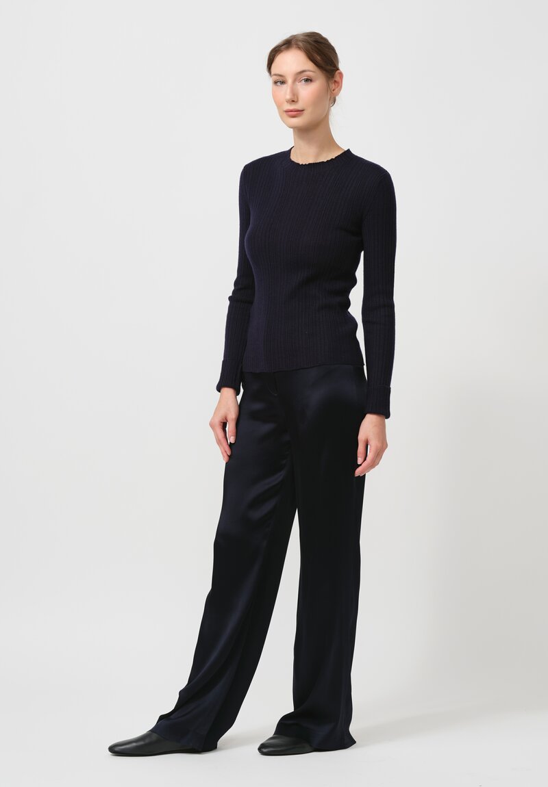 Iris Von Arnim Cashmere Luzern Top in Midnight Blue	