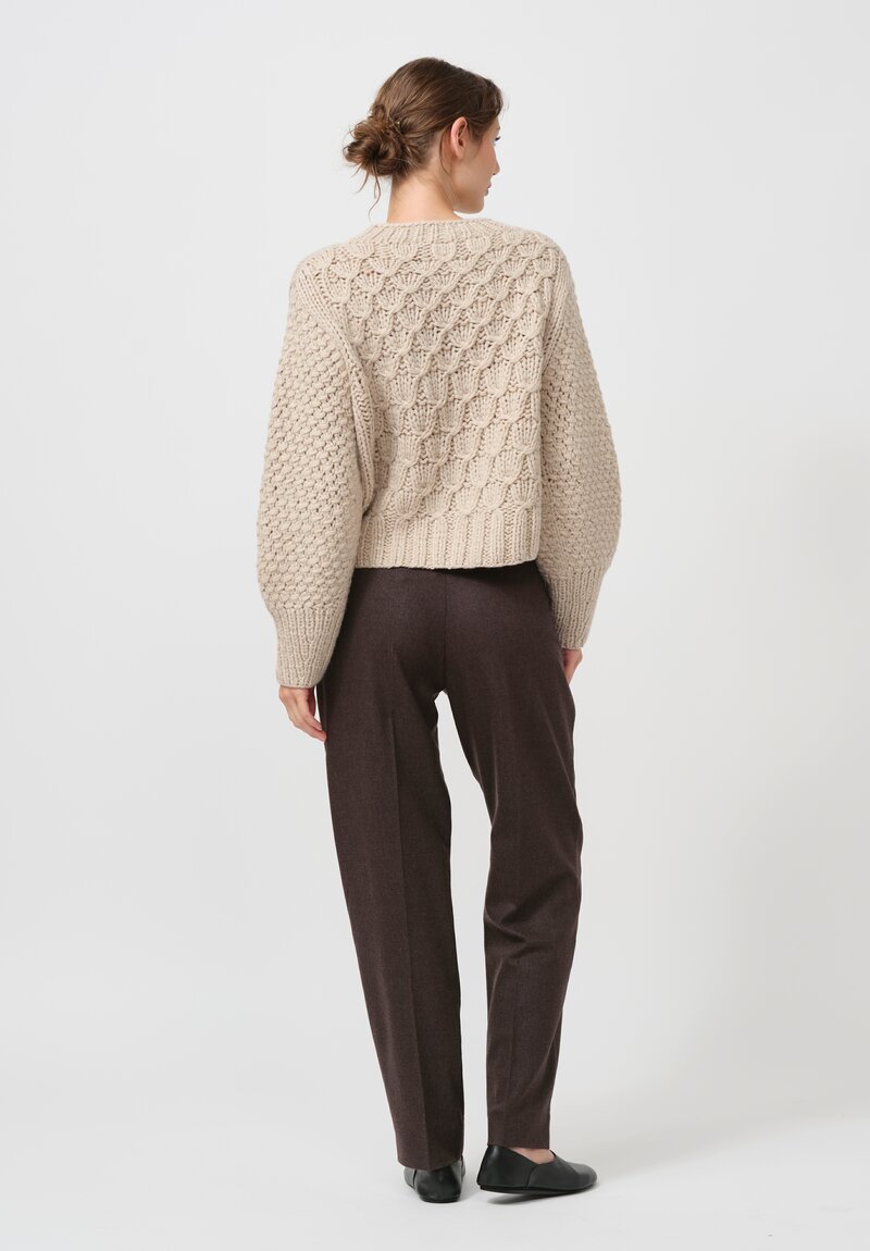 Iris Von Arnim Cashmere Hope Handstrick Sweater in Natural	