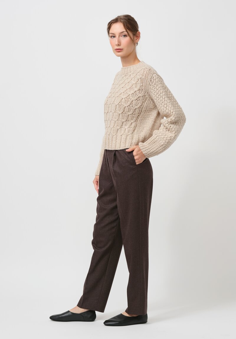 Iris Von Arnim Cashmere Hope Handstrick Sweater in Natural	