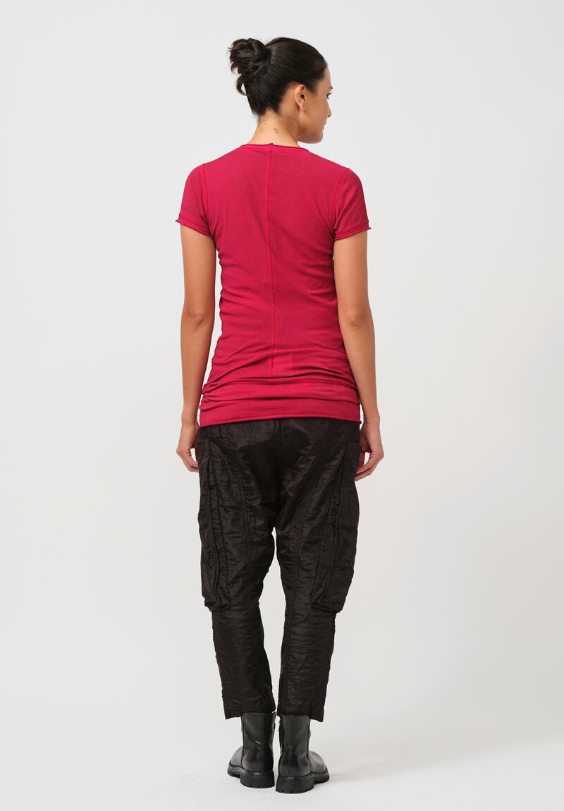 Rundholz Long Cotton Tee in Sunset Red Cloud	