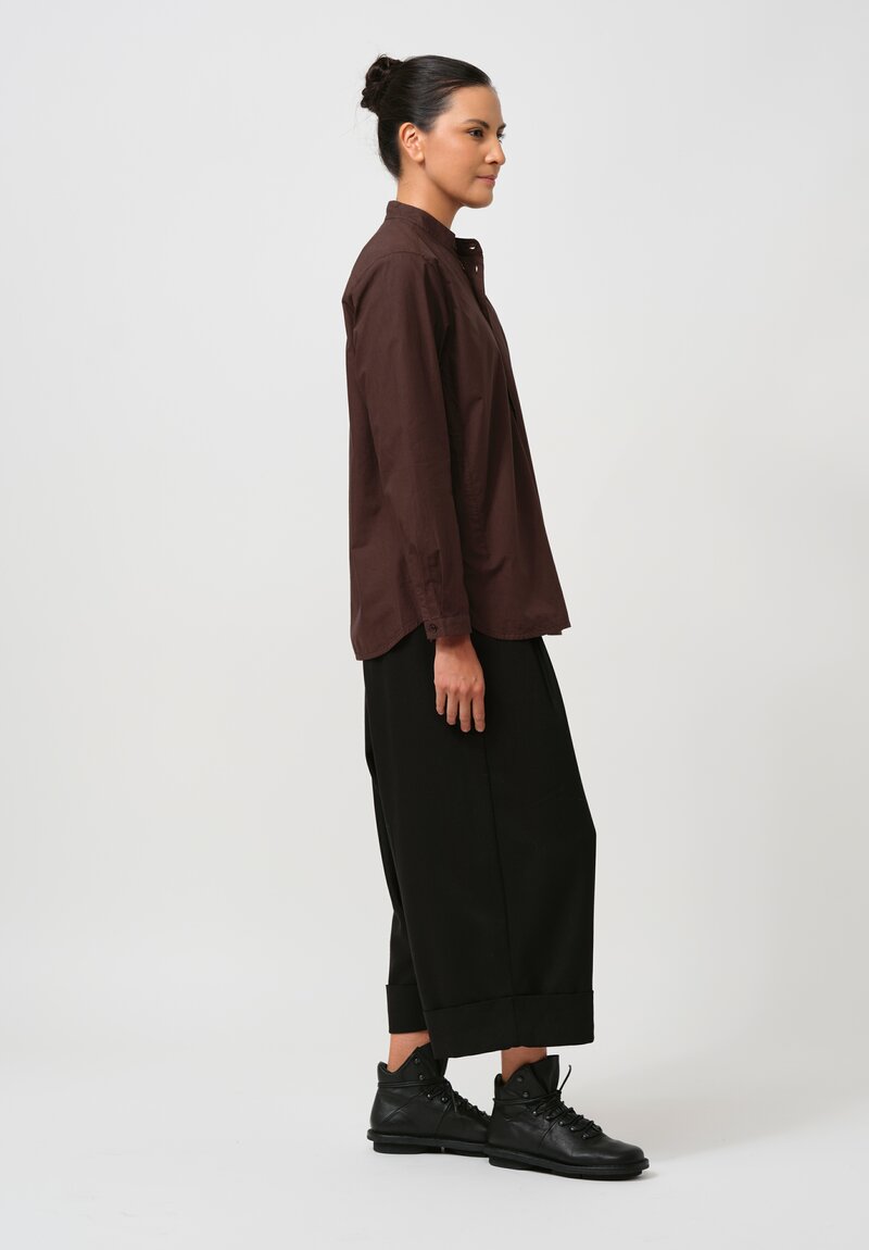 Toogood Cotton Poplin The Botanist Shirt in Umber	