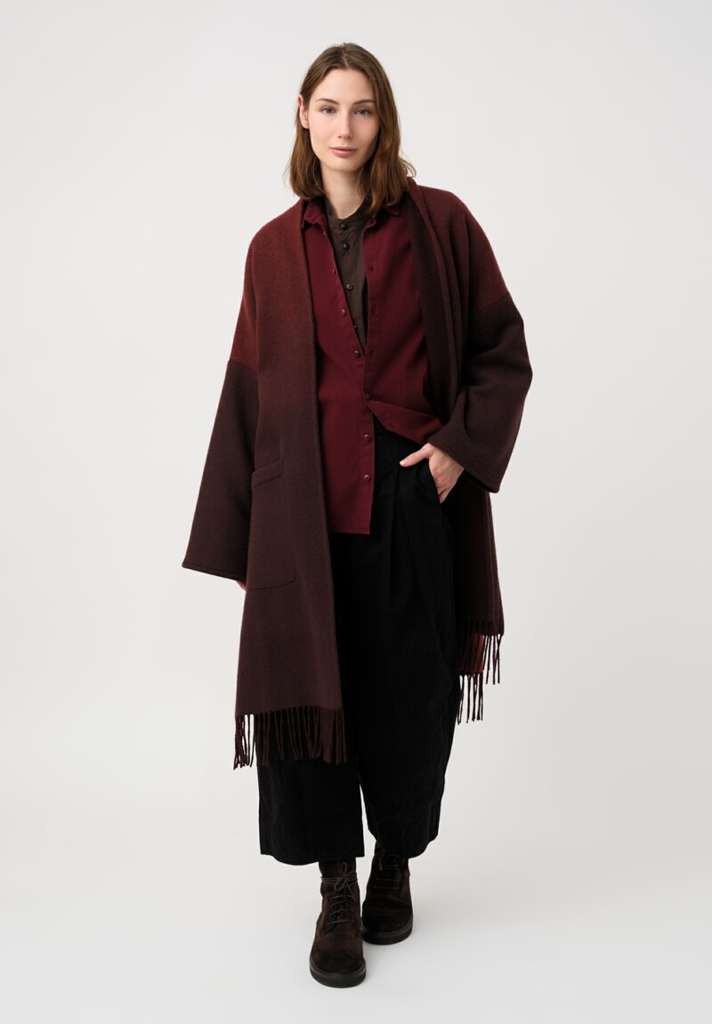 Toogood Cotton Poplin The Botanist Shirt in Umber Brown