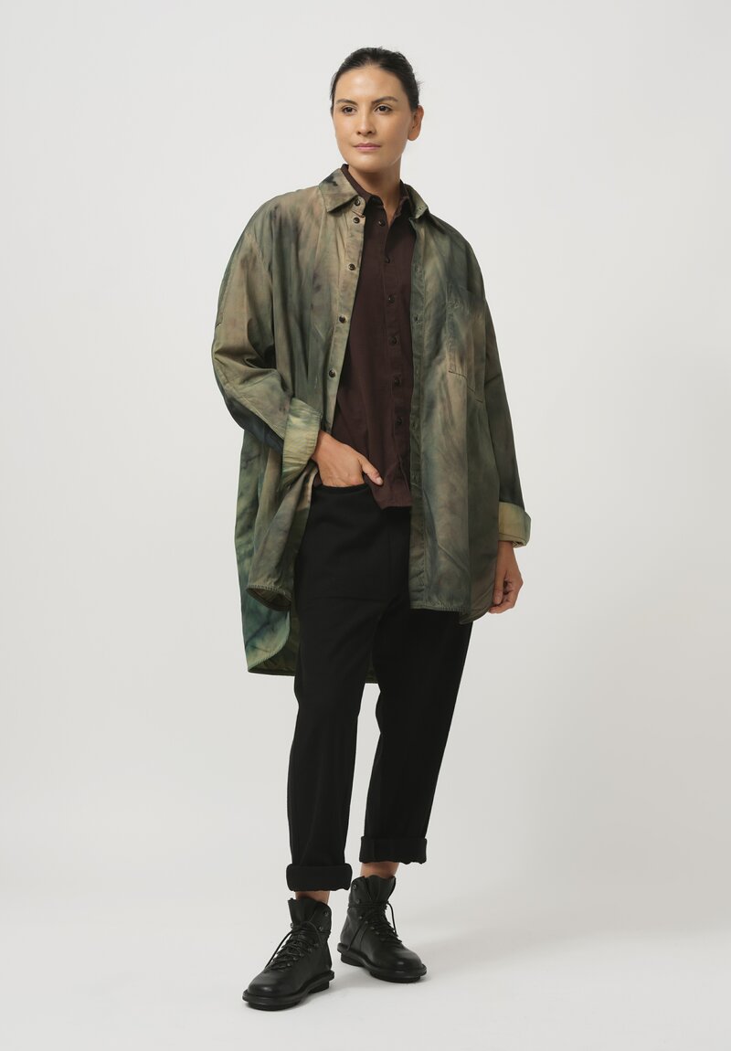 Toogood The Painter Cotton Shirt in Woodland Camo	