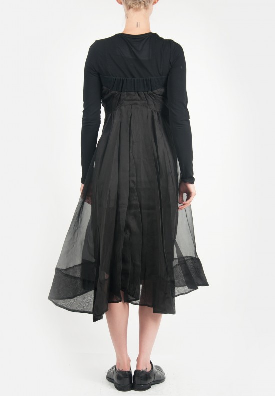 Gary Graham Long Strapless Tie-Dress/Skirt in Black