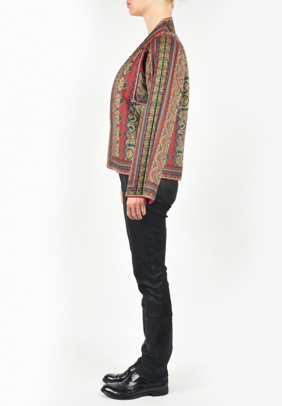 Etro Quilted Jacket in Tribal Pattern