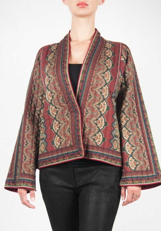 Etro Quilted Jacket in Tribal Pattern