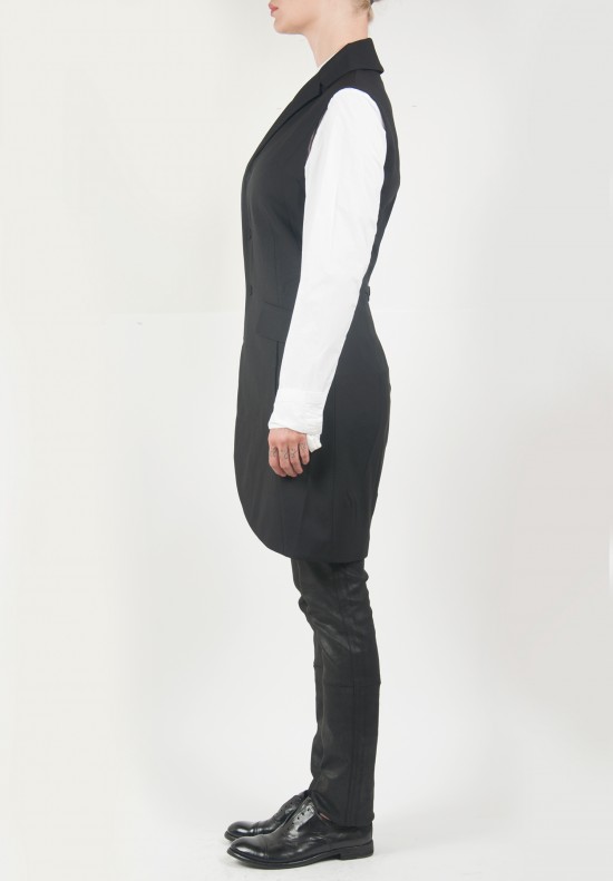 Annette Görtz Longline Vest in Black