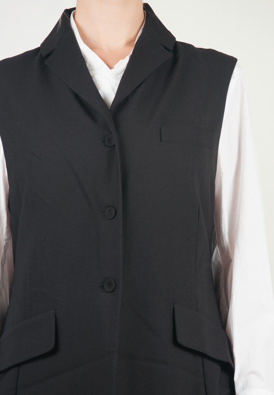 Annette Görtz Longline Vest in Black