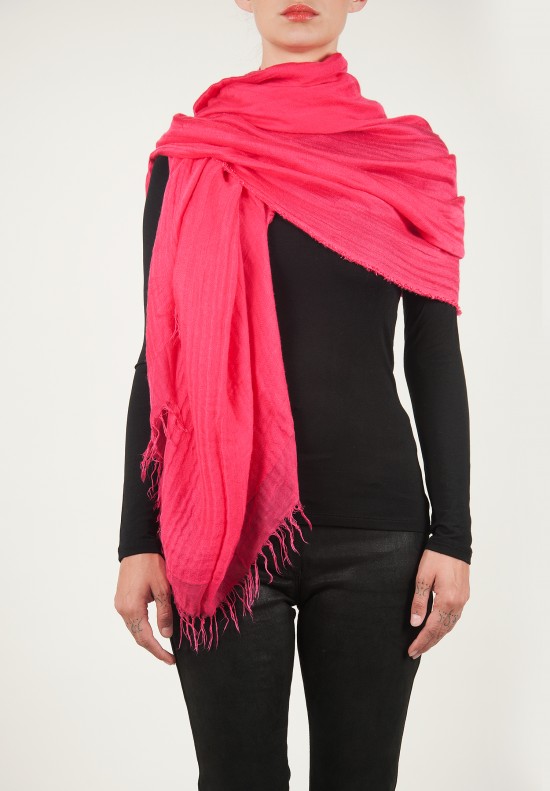 Faliero Sarti Carlotta Shawl in Hot Pink | Santa Fe Dry Goods