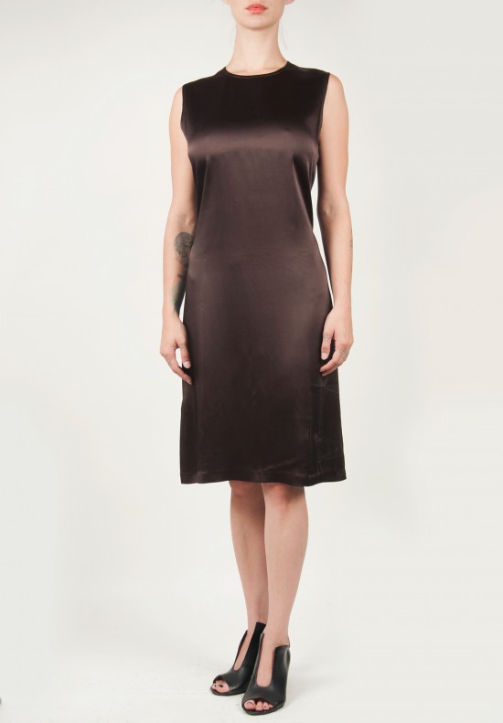 Peter Cohen Tricot Shift Dress in Brunette