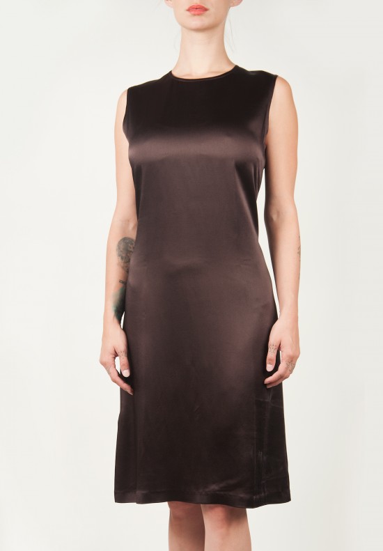 Peter Cohen Tricot Shift Dress in Brunette