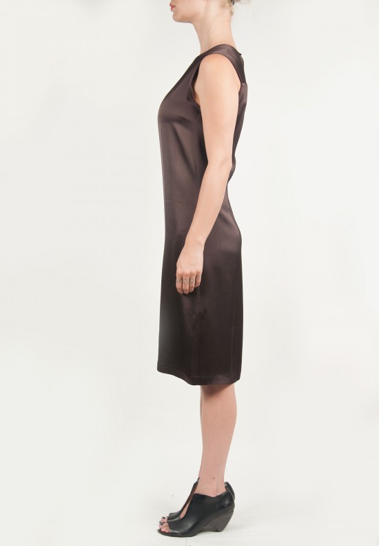 Peter Cohen Tricot Shift Dress in Brunette