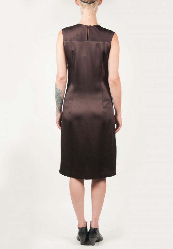 Peter Cohen Tricot Shift Dress in Brunette