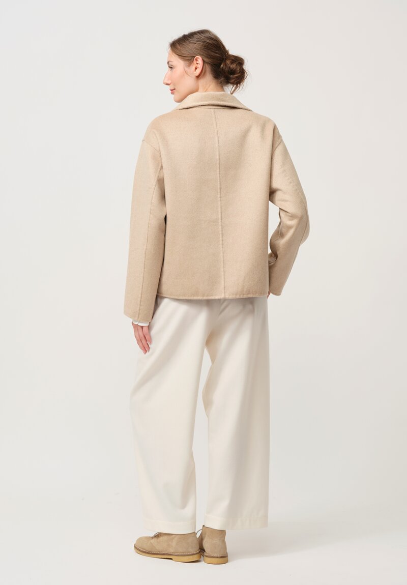 Nanna Pause Cashmere Enid Jacket in Beige Brown	