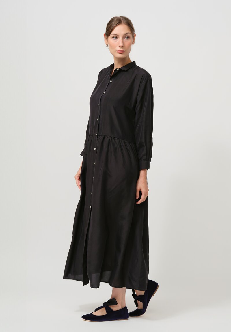 Asciari Silk Luce Dress in Black	