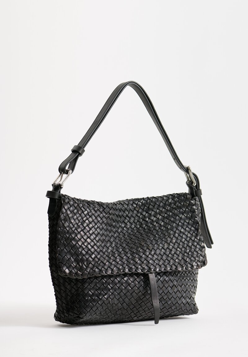 Massimo Palomba Handwoven Aspen Wood Shoulder Bag in Black | Santa Fe Dry  Goods . Workshop . Wild Life