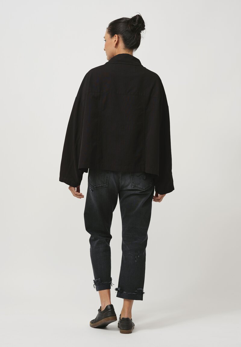 Rundholz Black Label Cotton Panda Patch Jacket in Black	