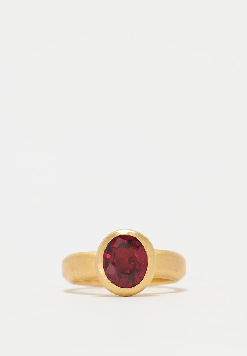 Greig Porter 18K Malayan Garnet Ring