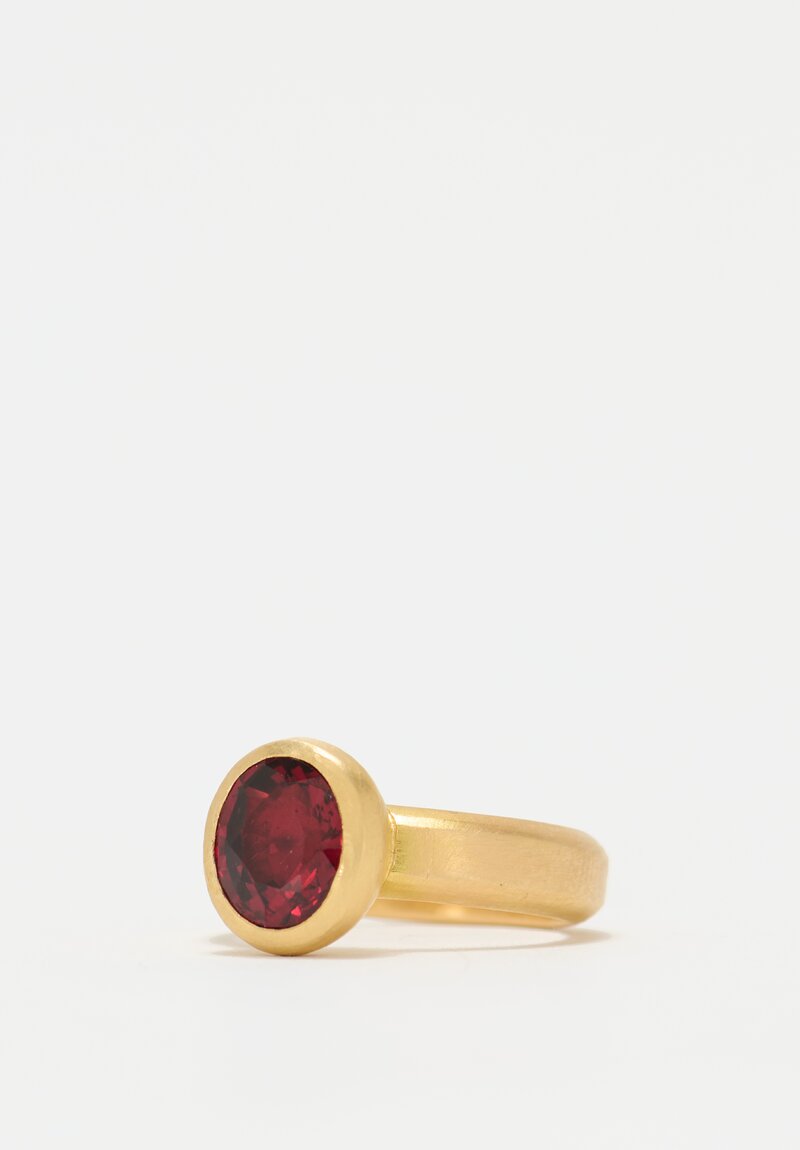 Greig Porter 18K Malayan Garnet Ring